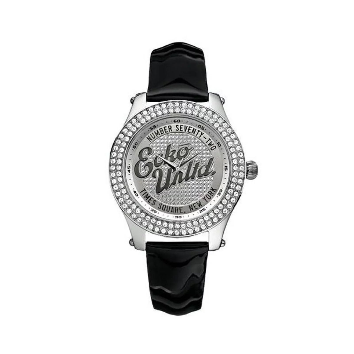 UNISEX ECKO BLACK E10038M1 - MARC AND MEN WATCH STAINLESS SILVER WOMEN STEEL