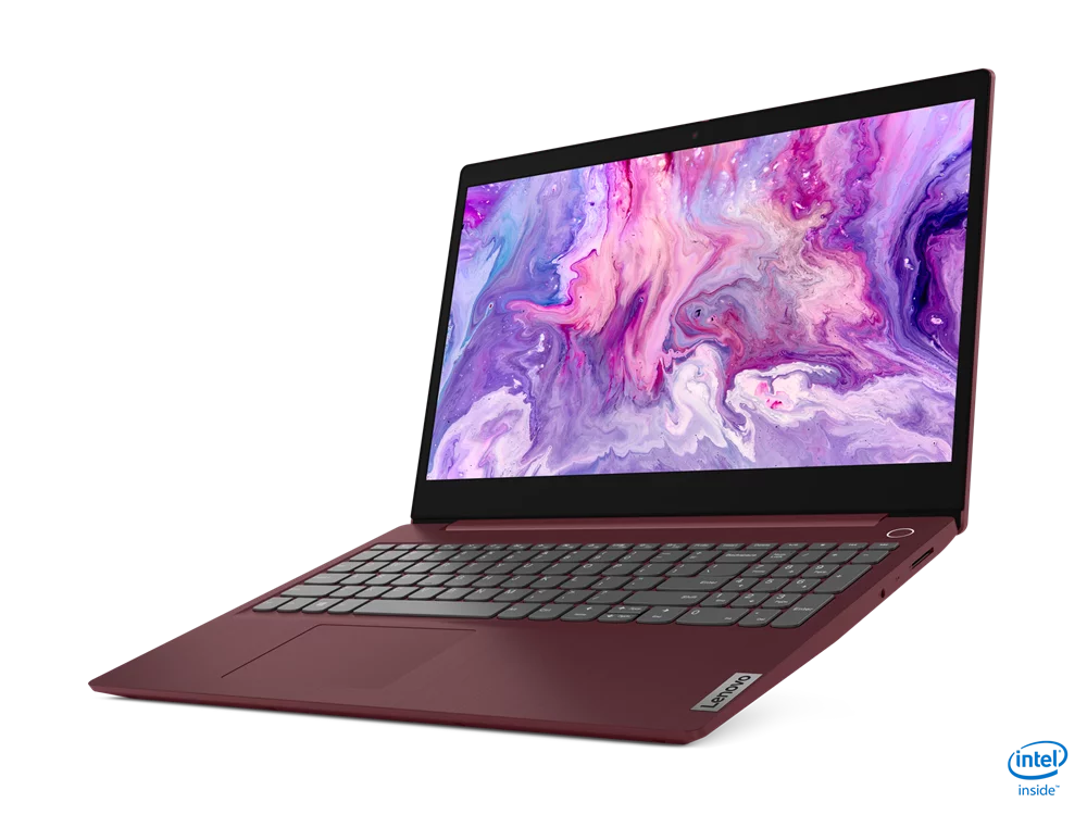 Restored SSD 10 Graphics 8GB 3 i5-1035G1 15IIL05 15.6" FHD IdeaPad Cherry Intel 256GB Win LENOVO Red Home UHD RAM (Refurbished) 81WE00L5US 1GHz