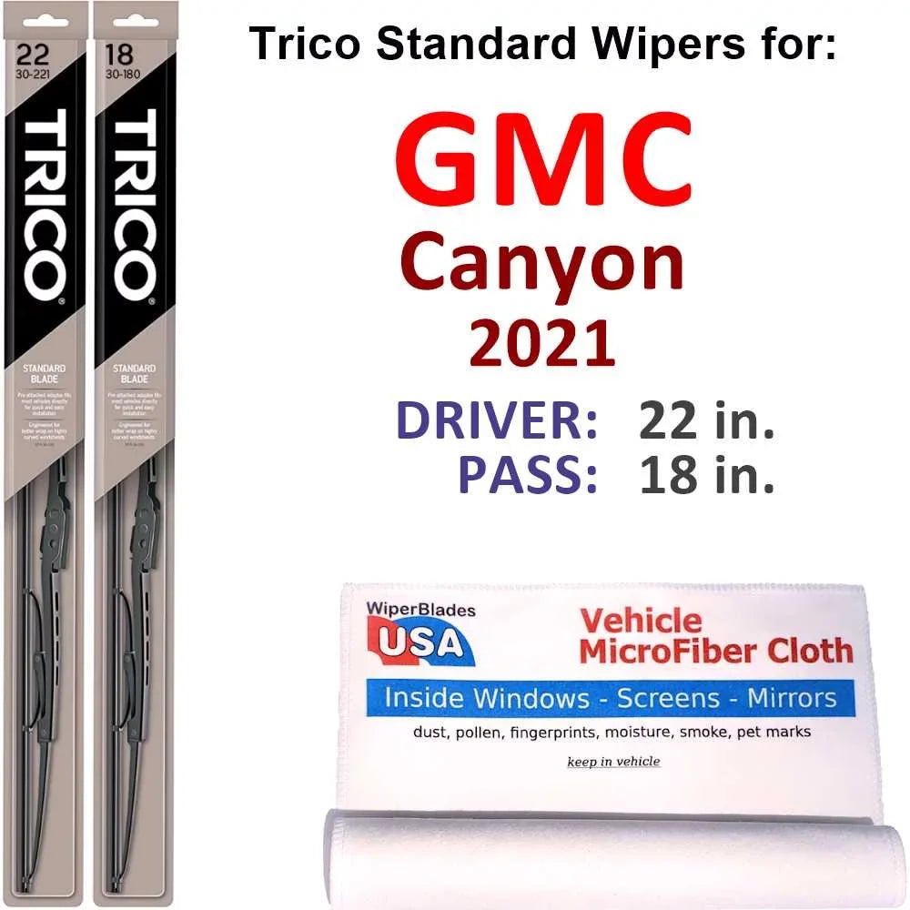 (Set 2) GMC of Wiper Canyon 2021 Blades