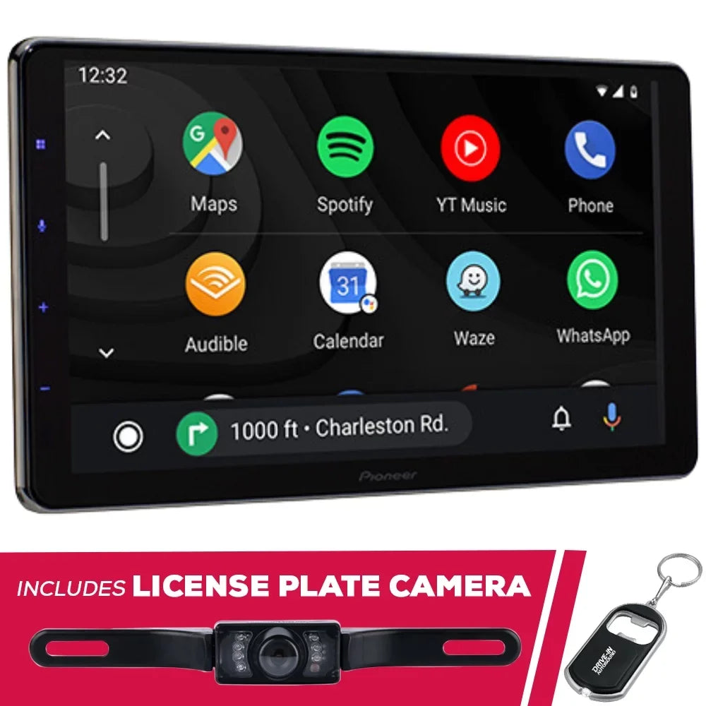 with Camera 10.1" Plate Pioneer Receiver Digital New Multimedia DMH-WT86NEX License
