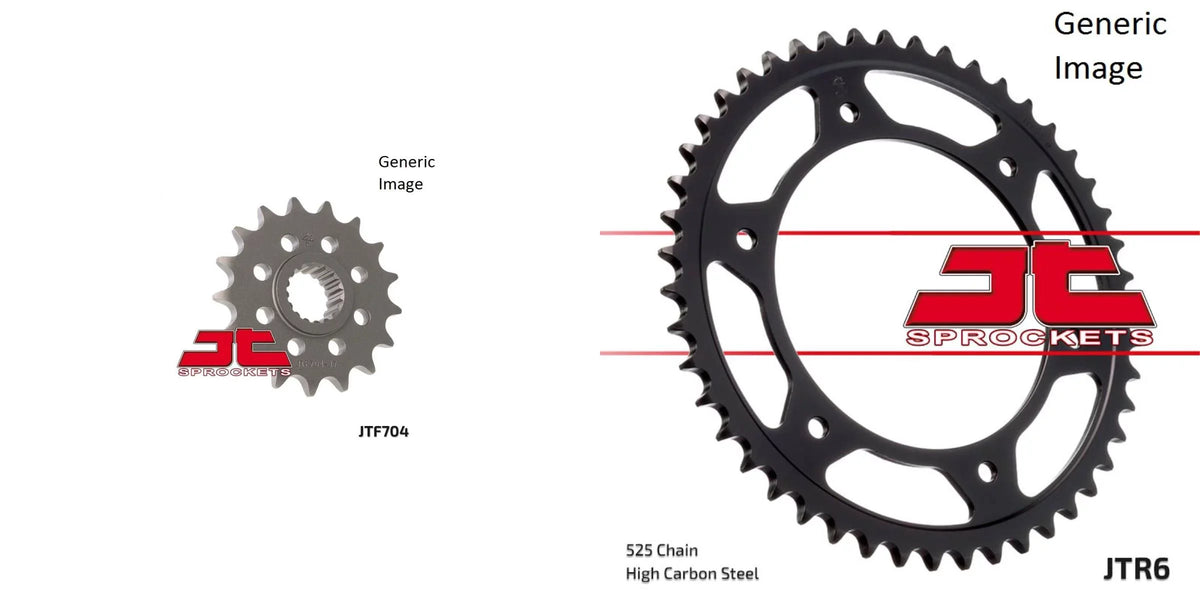 & GS JT Front Sprocket for Rear F800 2008-2013 Kit Street