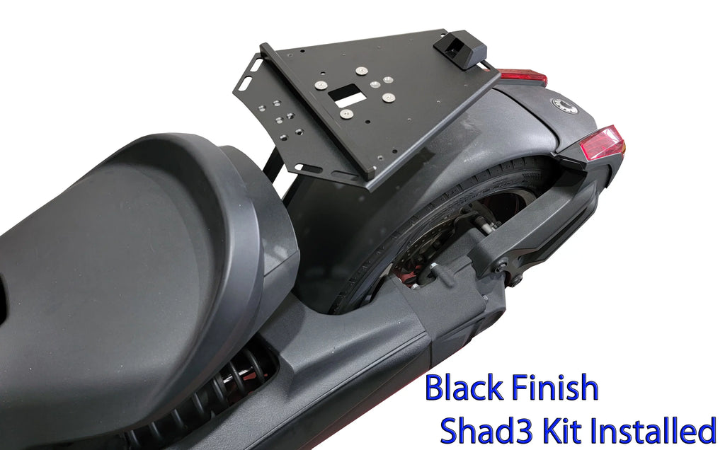 installed Large Shad Ryker Am Kit NO NEEDED. MOUNT MAX Black Rack Luggage Cases Can