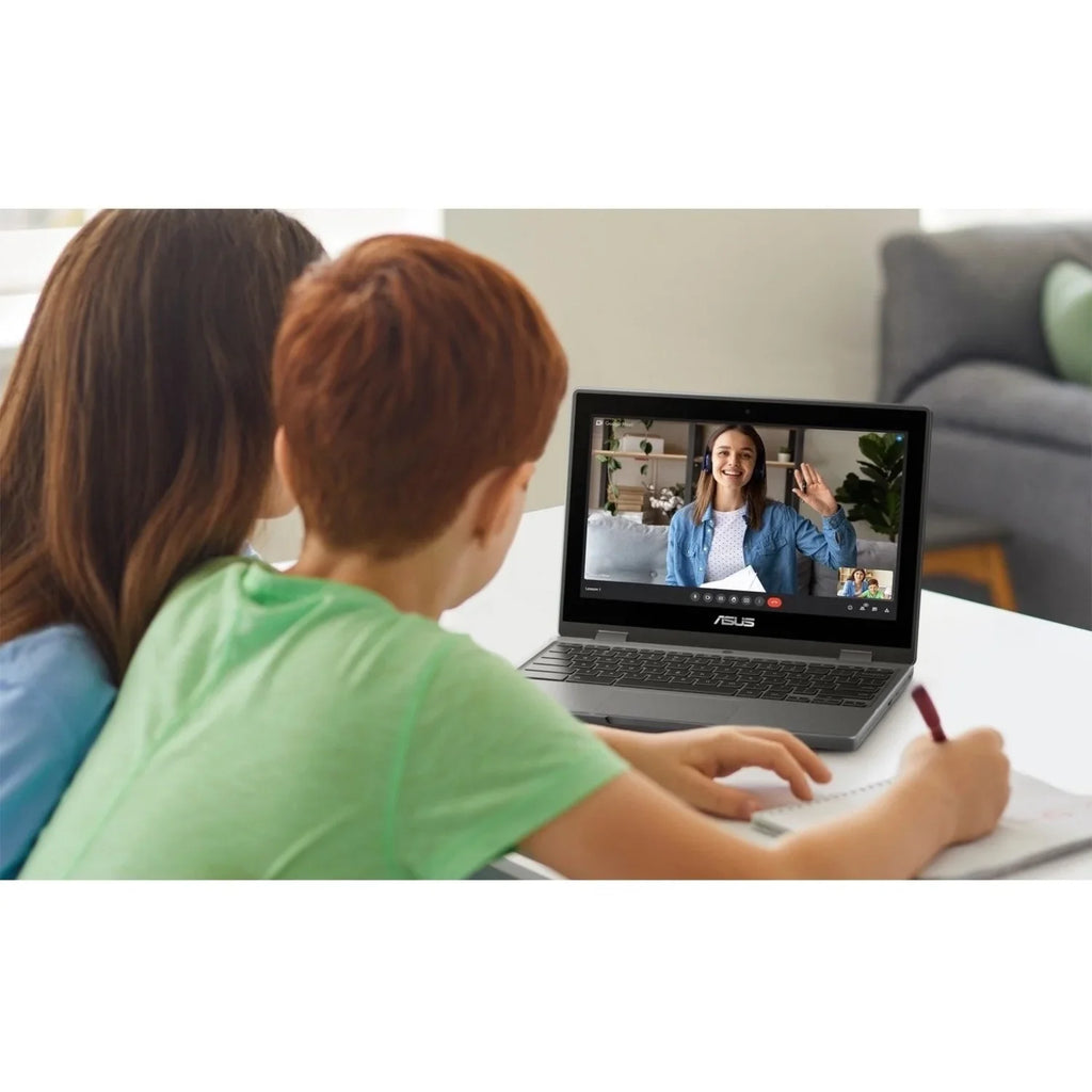 SSD, 11.6" Flip Celeron Asus Chromebook CR1100FKA-YZ184T 64GB N5100, ChromeOS, Touchscreen, Intel