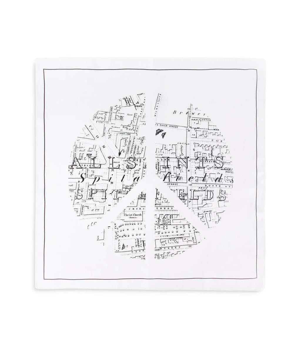 Silk Allsaints Bandana Peace