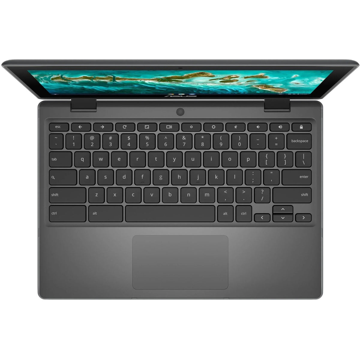 SSD, 11.6" Flip Celeron Asus Chromebook CR1100FKA-YZ184T 64GB N5100, ChromeOS, Touchscreen, Intel