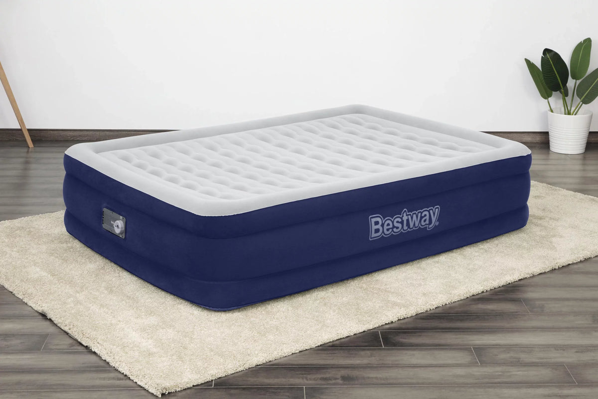 Full Pump, Air Bestway Coating AC 15" Mattress Built-in Antimicrobial with Tritech