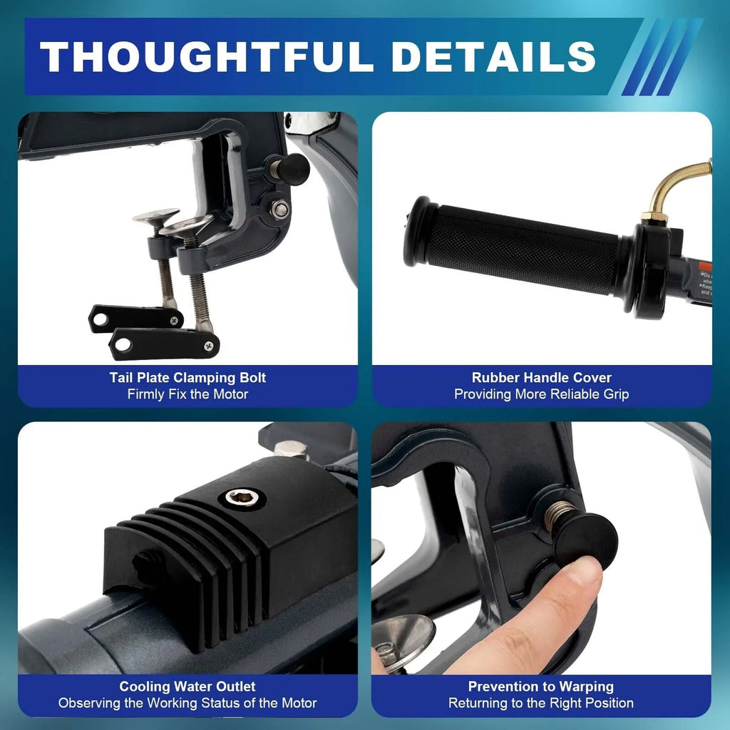 2-Stroke liquid System HP Fishing Boat Motor Boat with Outboard Cooling Engine 3.5 Engine