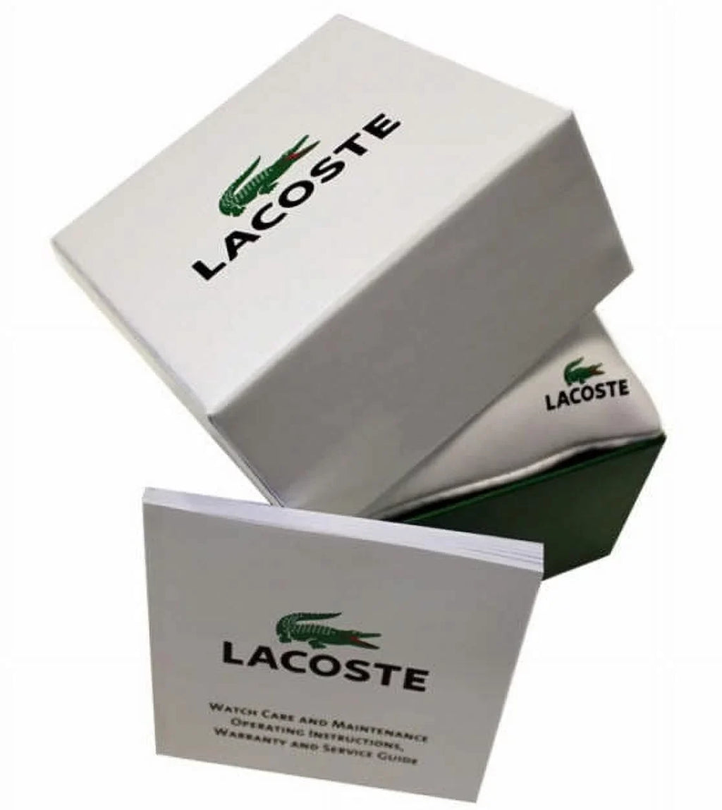 2010791 L1212 Men's Lacoste Strap Watch Black Silicone