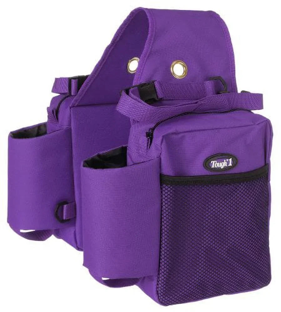 Holders w/Bottle Saddle Bag Nylon Purple Tough1