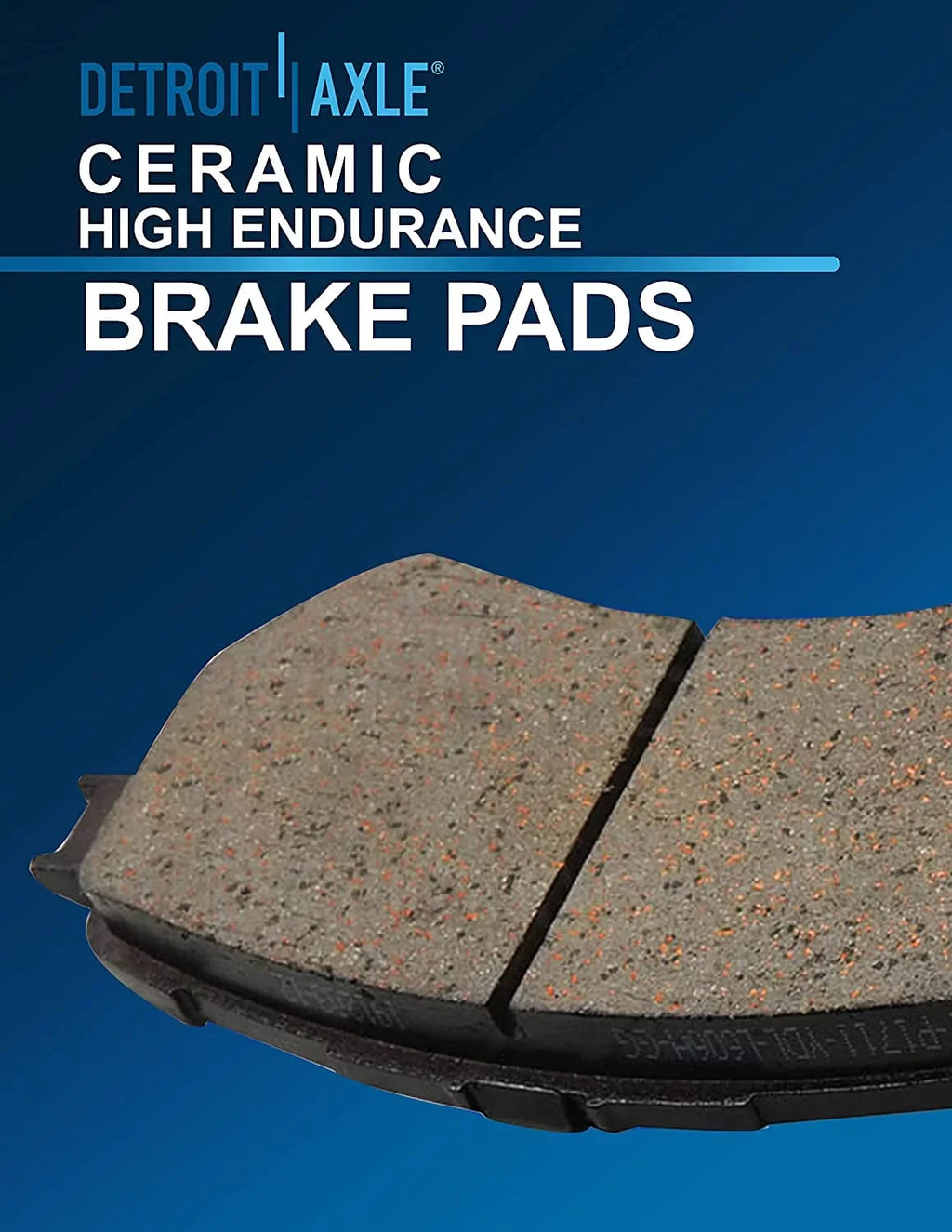 Dodge 12.99" Detroit Brake Brake VW & Front Chrysler Town Grand - Journey Ram Brakes Country Kit Replacement C/V Rotors Pads: for Axle Ceramic Pacifica Rotor Routan Caravan