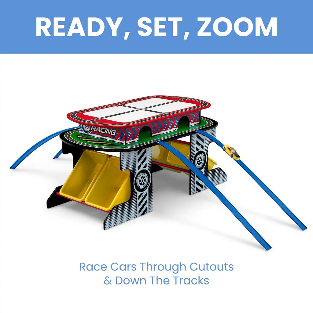 Children Race Toy Activity for Play Track Kids Delta Table and