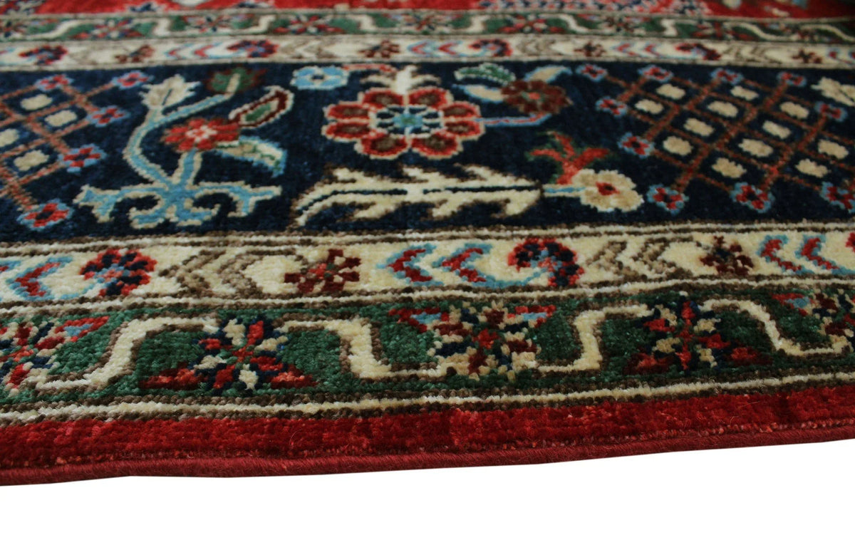 Aria x 9'10" Red/Blue Alonzo 7'11" Rug,