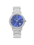 Parisii Dial Stainless Quartz Watch Steel Blue Charriol 40mm P40S2.930.002 New