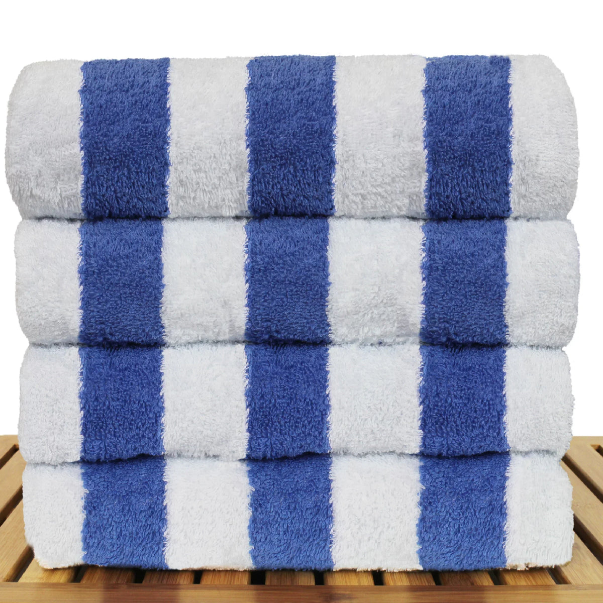 Hotel 100% Towel - Towels Luxury Cotton Spa Resort Cabana Blue Beach Pool Set & - of 4 -
