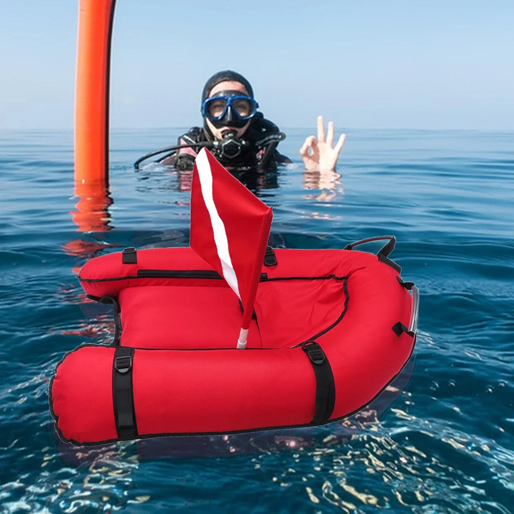 BAOSITY diving Inflatable Float Flag Dive Portable for Diving Buoy Diving Dive Snorkeling Buoy Underwater Scuba Float Safe Sports