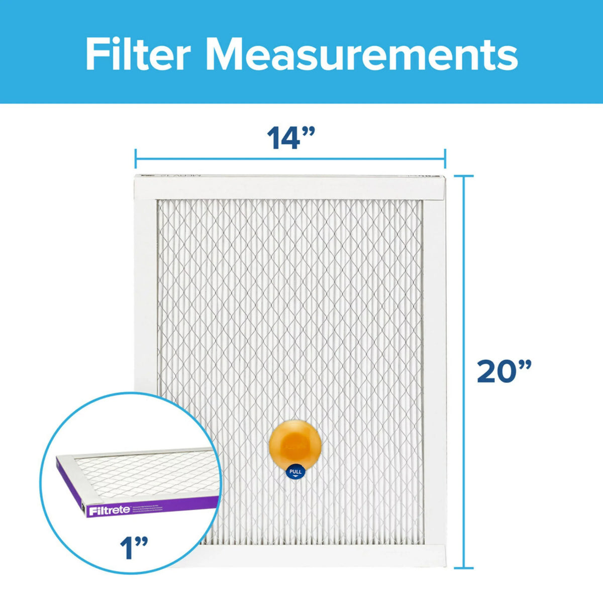 Bacteria MERV Air 12, Filter, Virus, 1500 14x20x1 Filtrete Filter 1 Allergen, MPR Smart