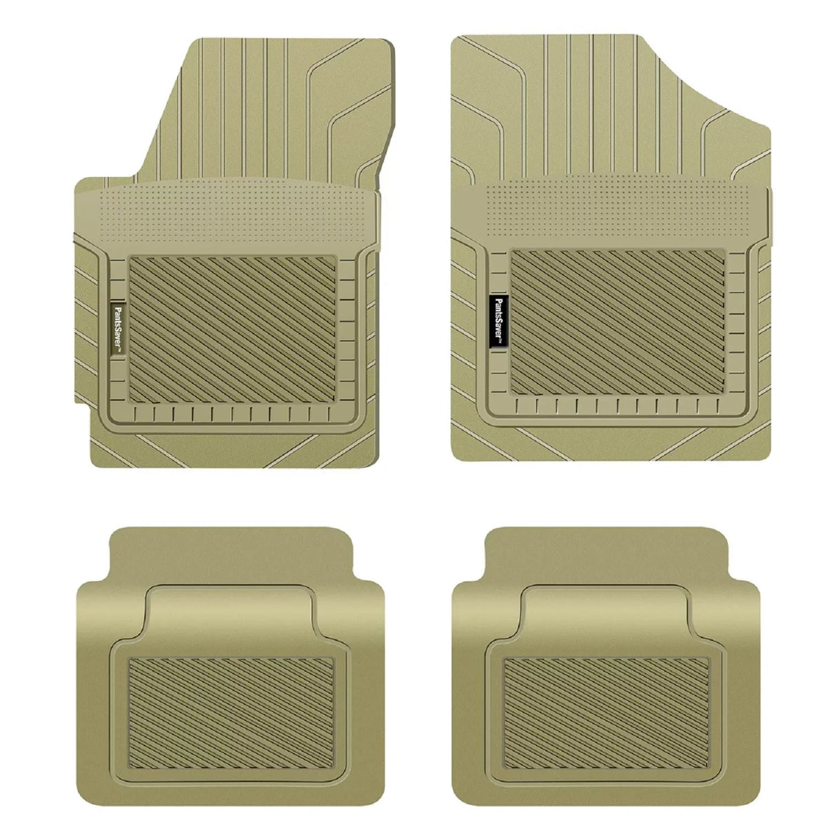 Set Fit PantsSaver All Floor Custom Mats for -4 2022-2023 GV70 Genesis Protection SUV Piece (Beige) climate