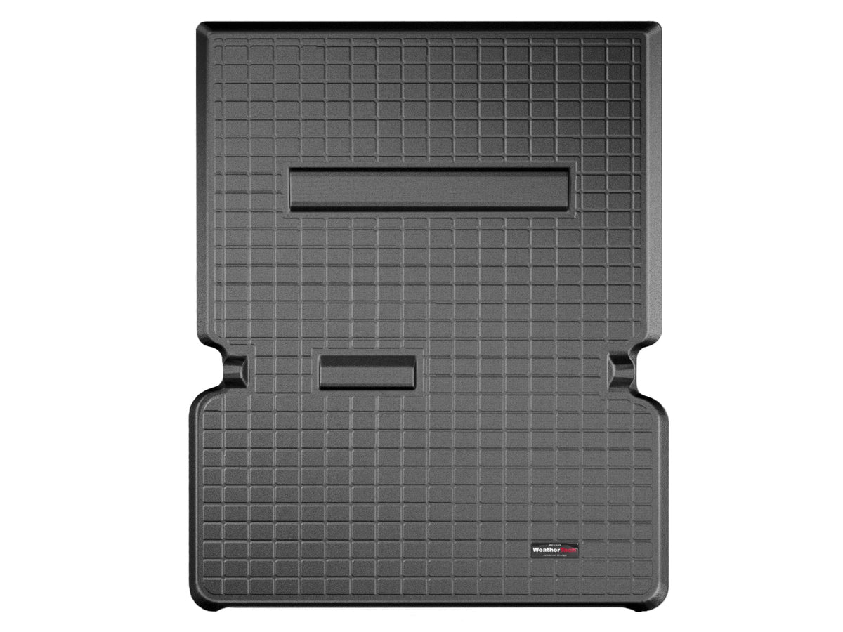 Behind Honda 2005-2010 Seating, compatible - Odyssey 2nd Trunk Cargo with WeatherTech Liner Black Row