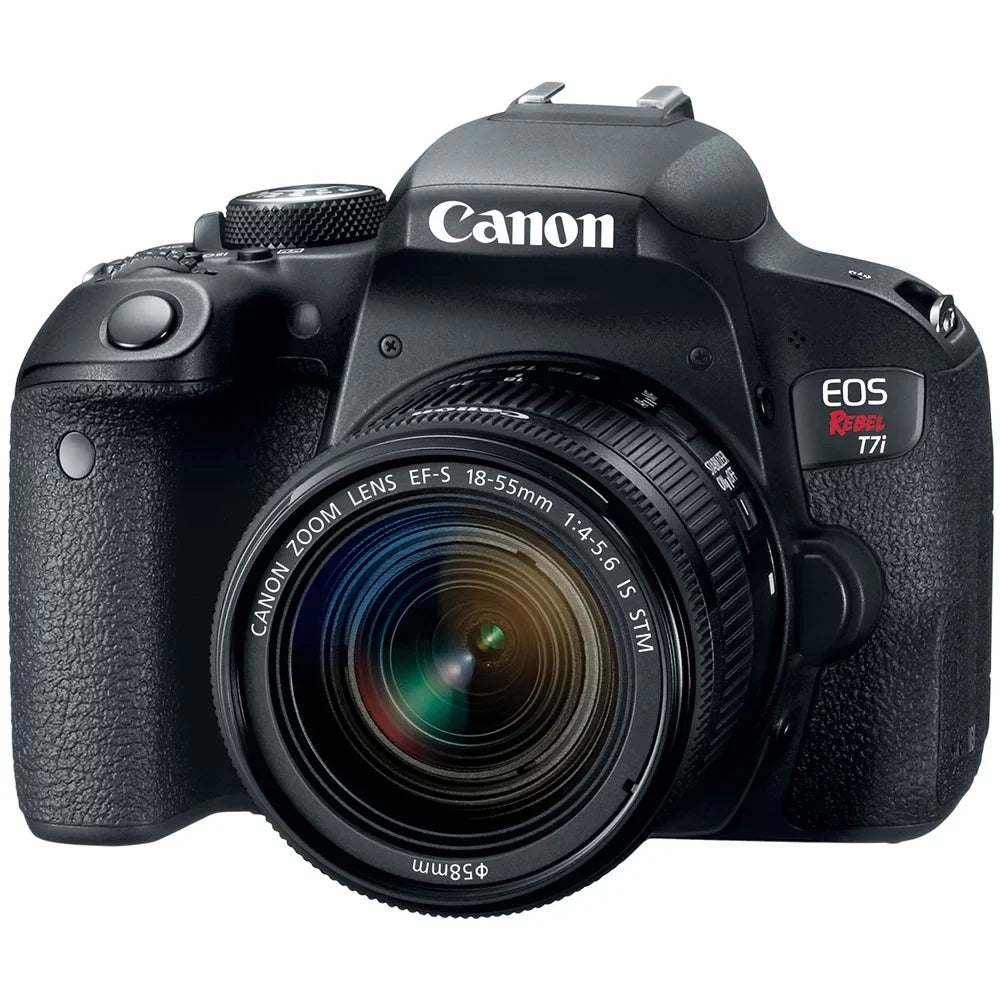 Memory 18-55mm Flash Lens EOS T7i/800D Rebel Kit with Canon & Camera DSLR