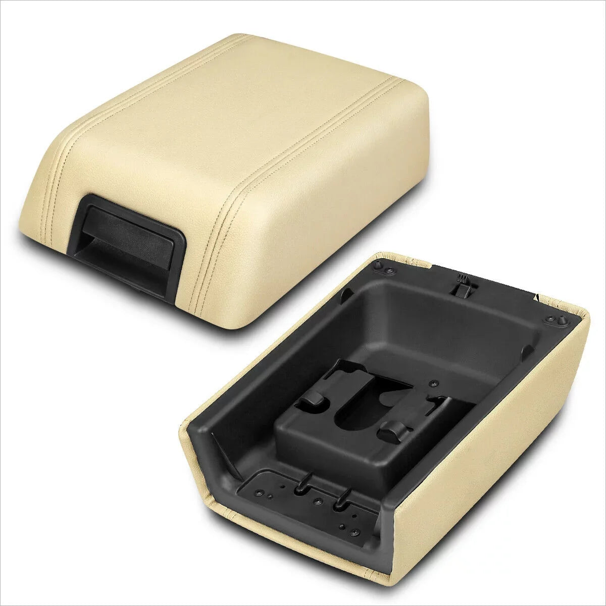 Beige Lid Latch Teledu Repair Lincoln Armrest For Console Center Cover Top Kit