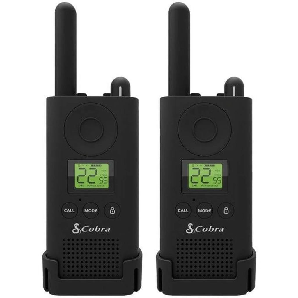 CBA-PX880 Radios Radios, Two-Way Of 2 MicroTALK Black, Cobra® Pack