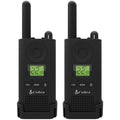 CBA-PX880 Radios Radios, Two-Way Of 2 MicroTALK Black, Cobra® Pack
