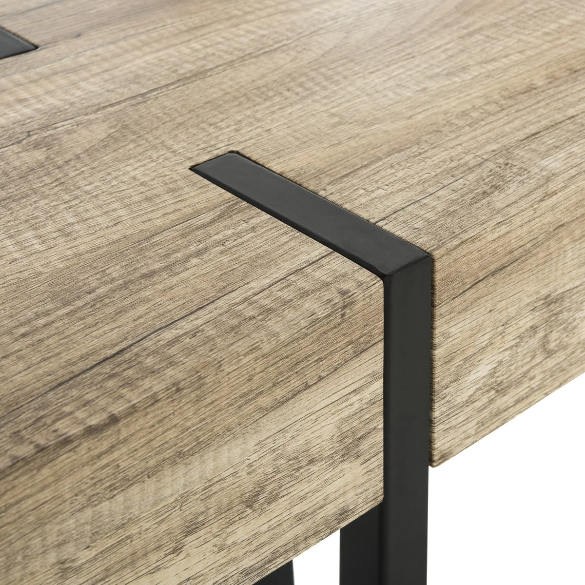 Alyssa Mid-Century Rectangular Top Table, SAFAVIEH Console Wood Brown