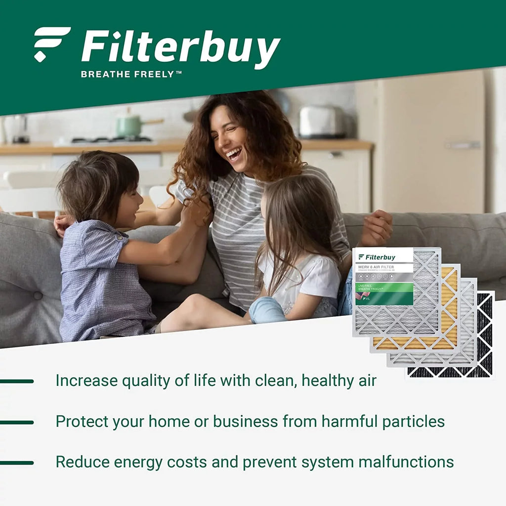 AC Air 16x21.5x1 HVAC Furnace Filters Filterbuy 11 MERV (12-Pack) Pleated