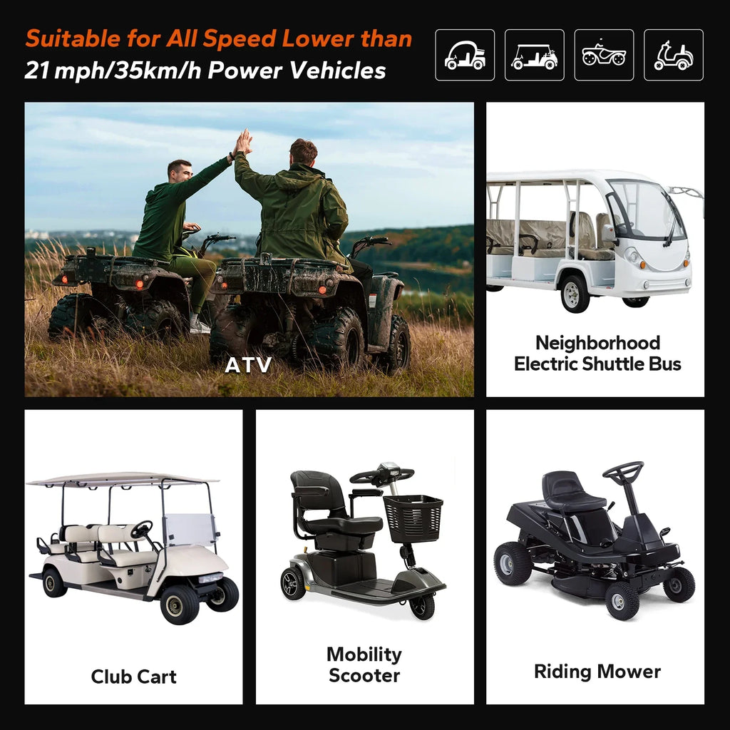 Cycle, 100Ah Built-in Golf for Deep 36V Motor, Mower and 2C 200A Lawn Battery, GC2 RV, Golf Discharge, 15000 LiTime Cart, LiFePO4 Support Max. Power Trolling Cart Max. 7.68kW Perfect Lithium BMS,