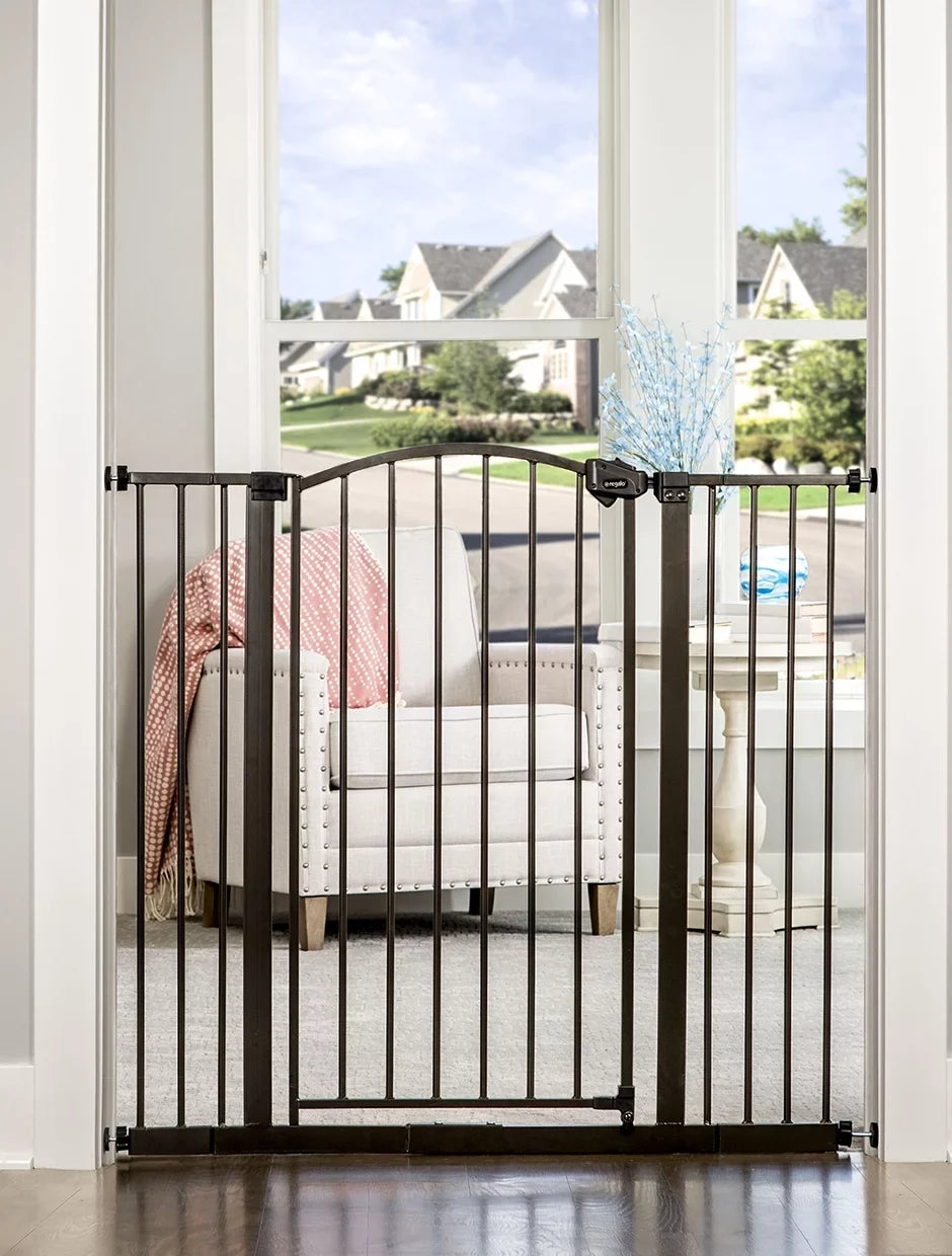 Gate, Baby Bronze Gate Safety to Décor Baby Age Extra 6 Months, Group Tall Regalo Arched 24