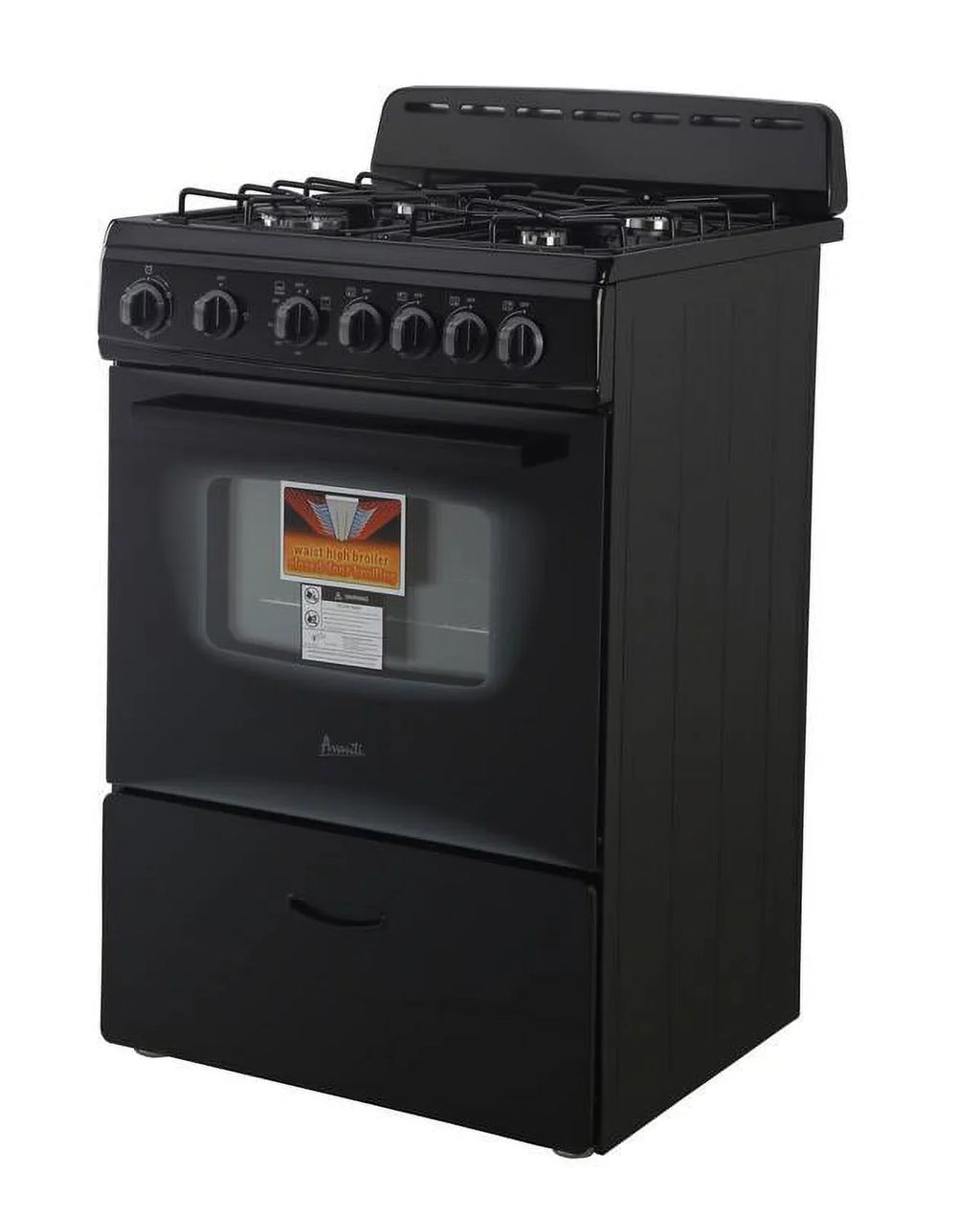 Gas Compact 24" Black Avanti (GR2415CB) Oven, in Range
