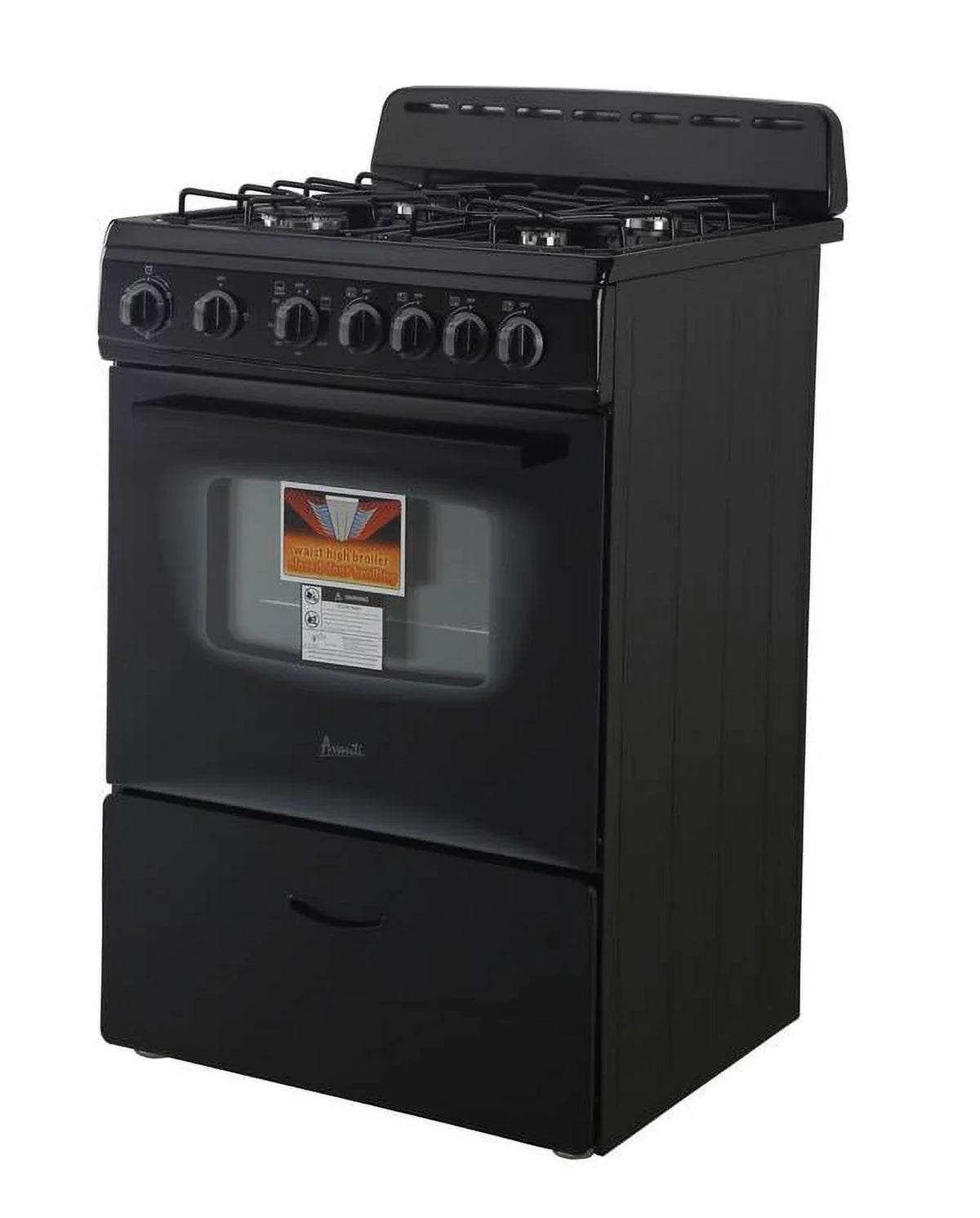 Gas Compact 24" Black Avanti (GR2415CB) Oven, in Range