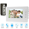 Video OWSOO Rainproof with Phone for Indoor exterior Door Unlock Monitor Wired support Visual Night Doorbell and View 7” System Home Infrared