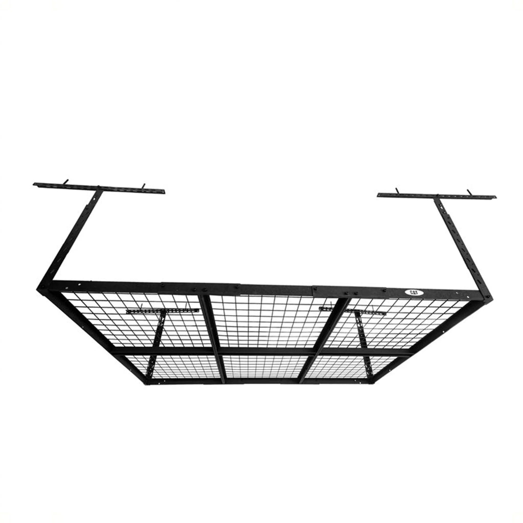 Black Adjustable 72 48 Steel Inch Storage System, CAT Garage Ceiling Rack x