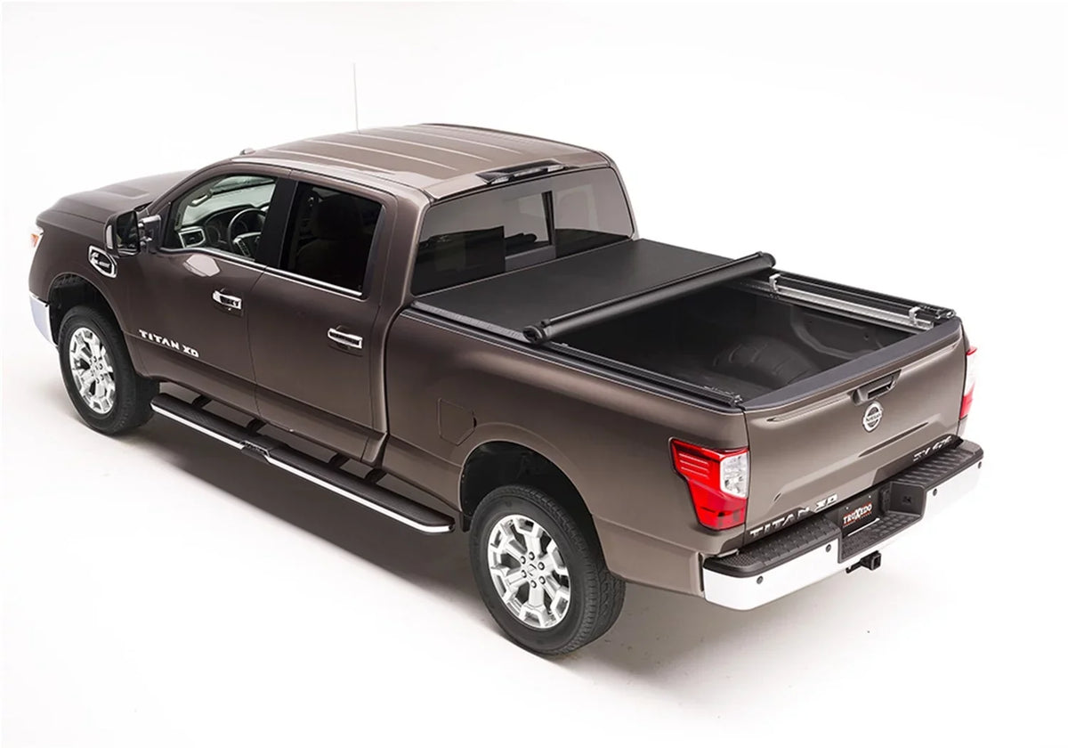 Bed 2008-2015 Roll Titan System 3" Truck Compatible Bed Nissan Up Soft 7' | 207701 (87") Truxport Cover W/O Tonneau Track Truxedo with |
