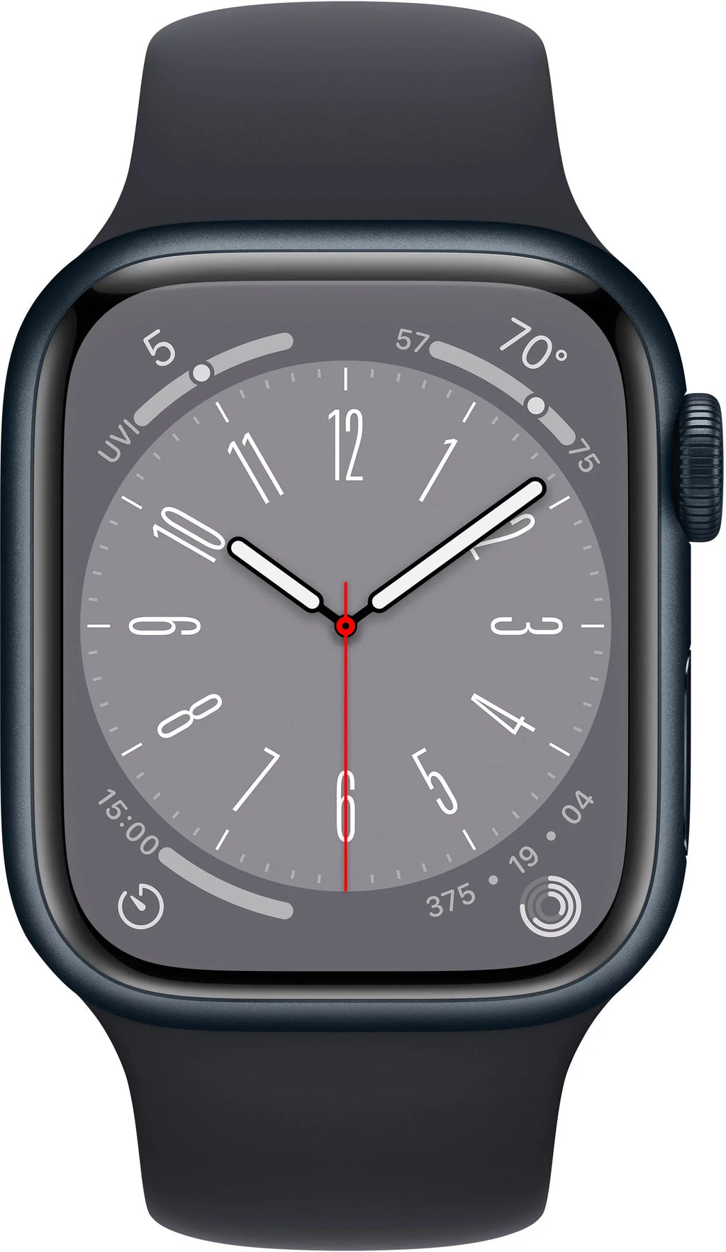 8 Band Midnight Watch Gen Midnight MNPC3LL/A 8 Aluminum Series (Refurbished) Restored - 41mm Sport