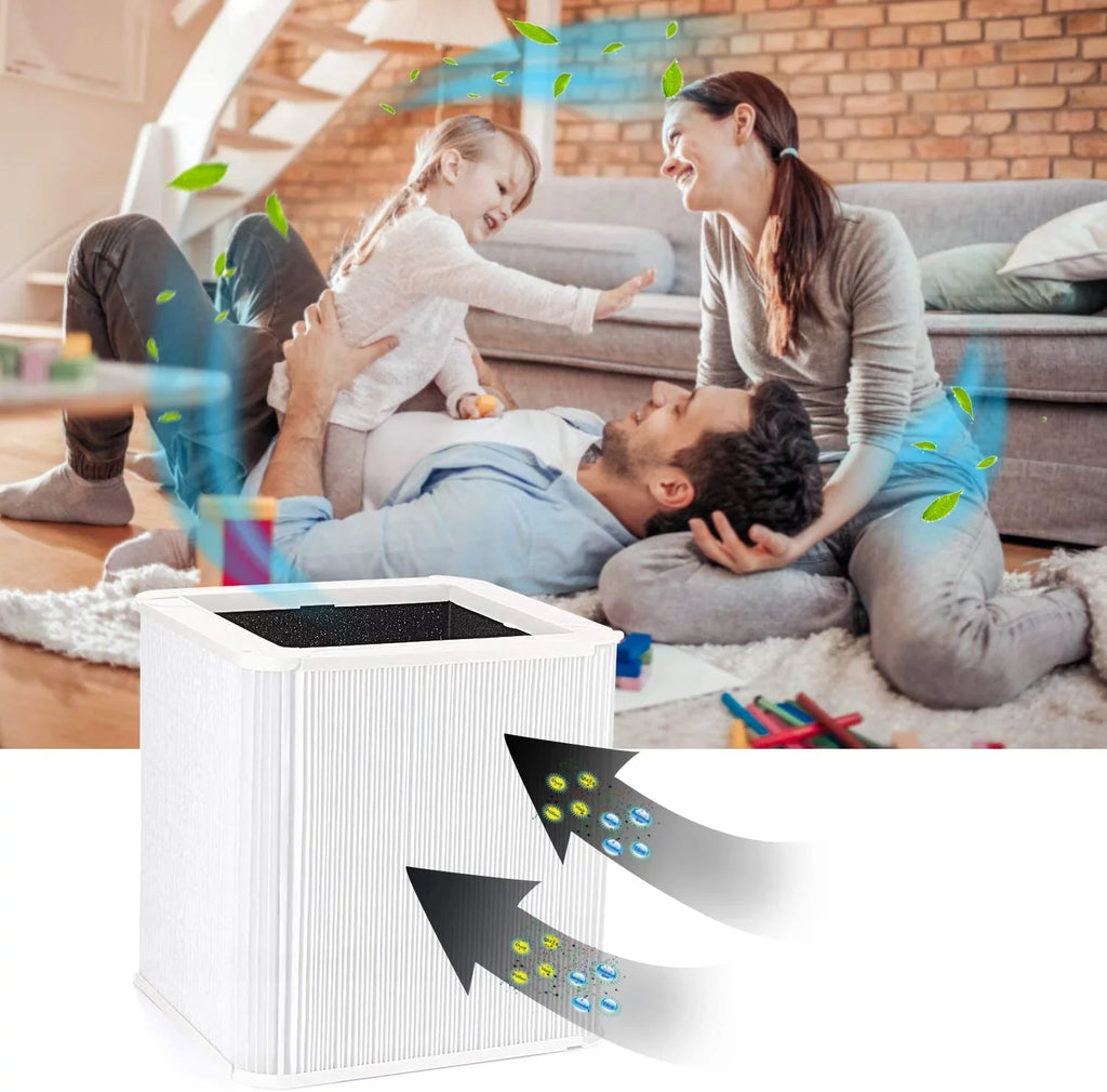 Purifier, Cleaner Filter and Blueair Compatible 211+ 211+ Blue with Carbon Replacement Filter Air Activated Particle Foldable Replacement Pure