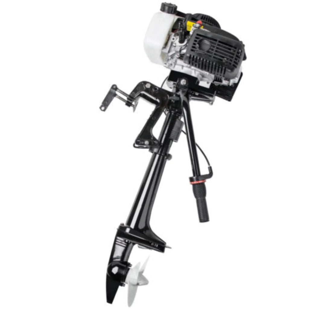 Powerful 3.6 Boat Outboard 4-Stroke Cooling Advanced Engine Air System Motor: HP Efficient with 55CC