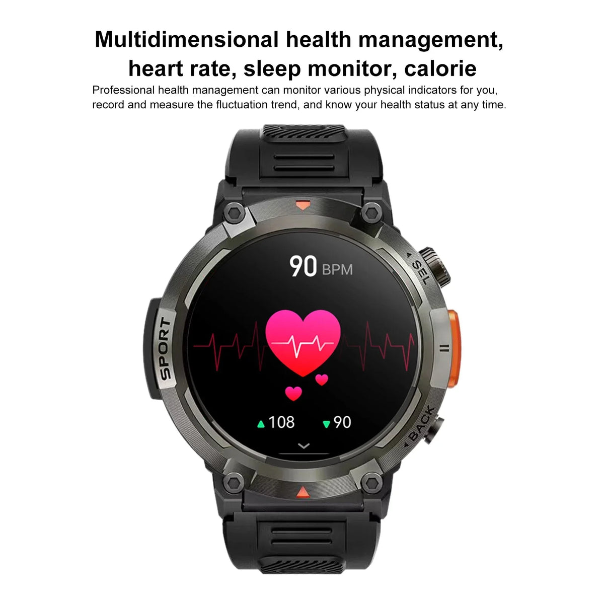 Screen Bt5.0 1.45-inch Bt5.0 Men Waterproof Ip67 ScreenWatch Waterproof Call Men Bt5.0 Ip67 Watch,Watch Time Pristin Waterproof Women Modes Modes 1.45-inch 9 Call Watch