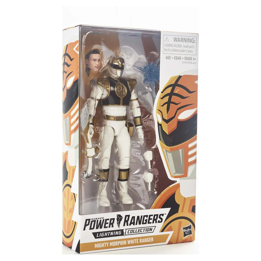 6-inch Lightning Power Mighty Ranger Morphin White Figure Collection Rangers