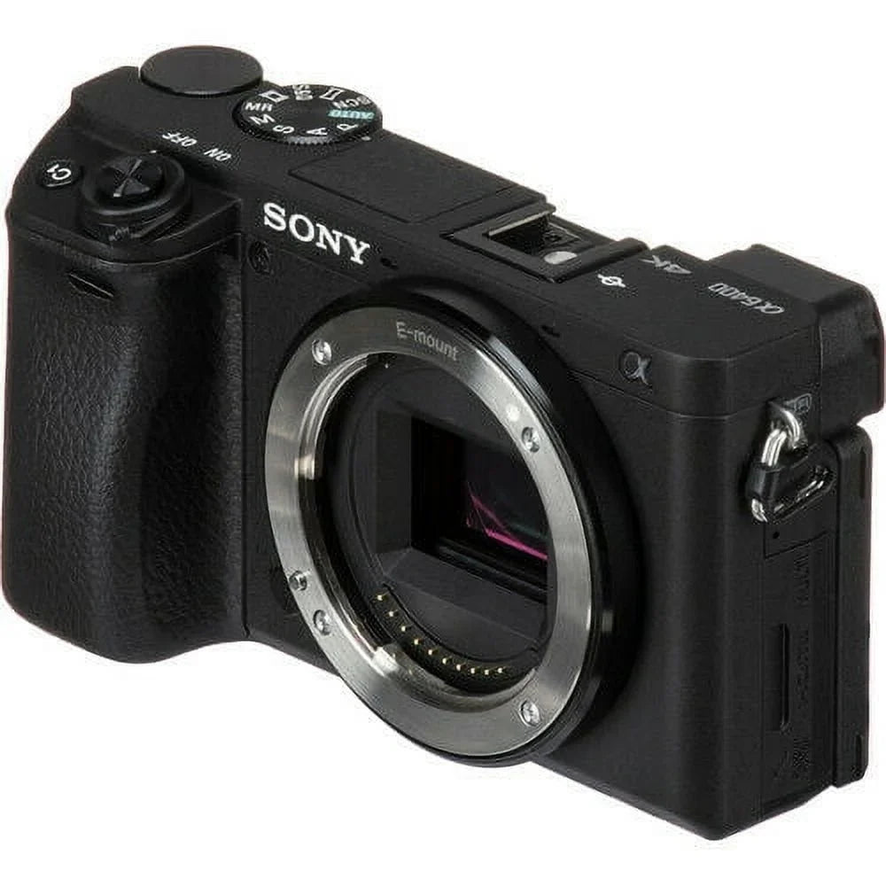 Essential Alpha Camera 32GB Digital a6400 Bundle Only) - (Body Mirrorless