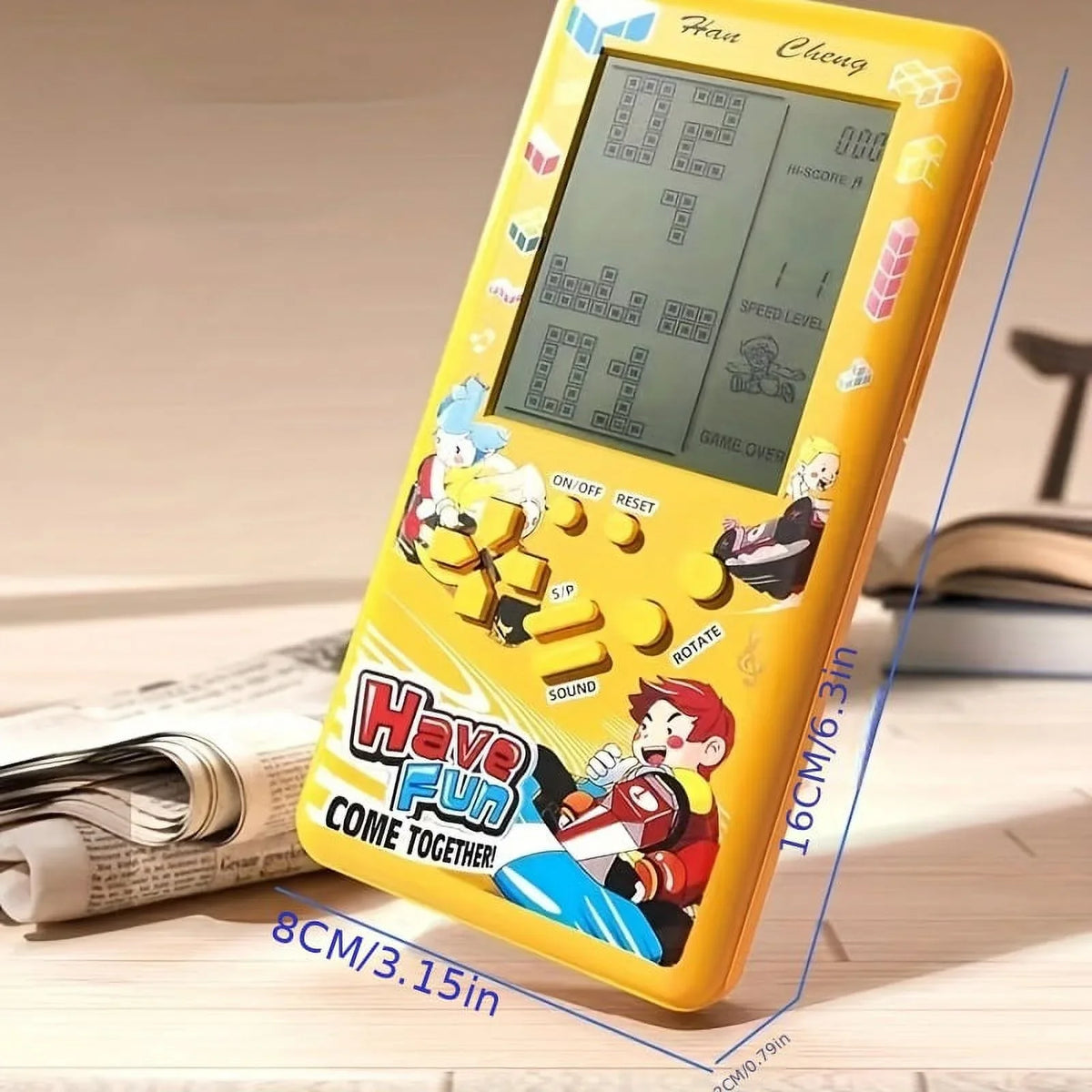 Old Game Toys Handheld Console Children's Oversized Educational Retro Nostalgic Childhood Screen 8090 For
