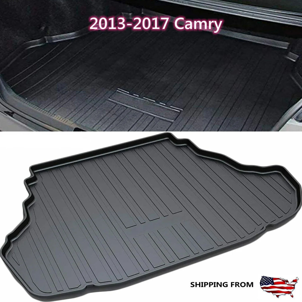 Carpets 2013-2017 Liner Clean for Mats Cargo Camry Easy Trunk to Toyota TPO