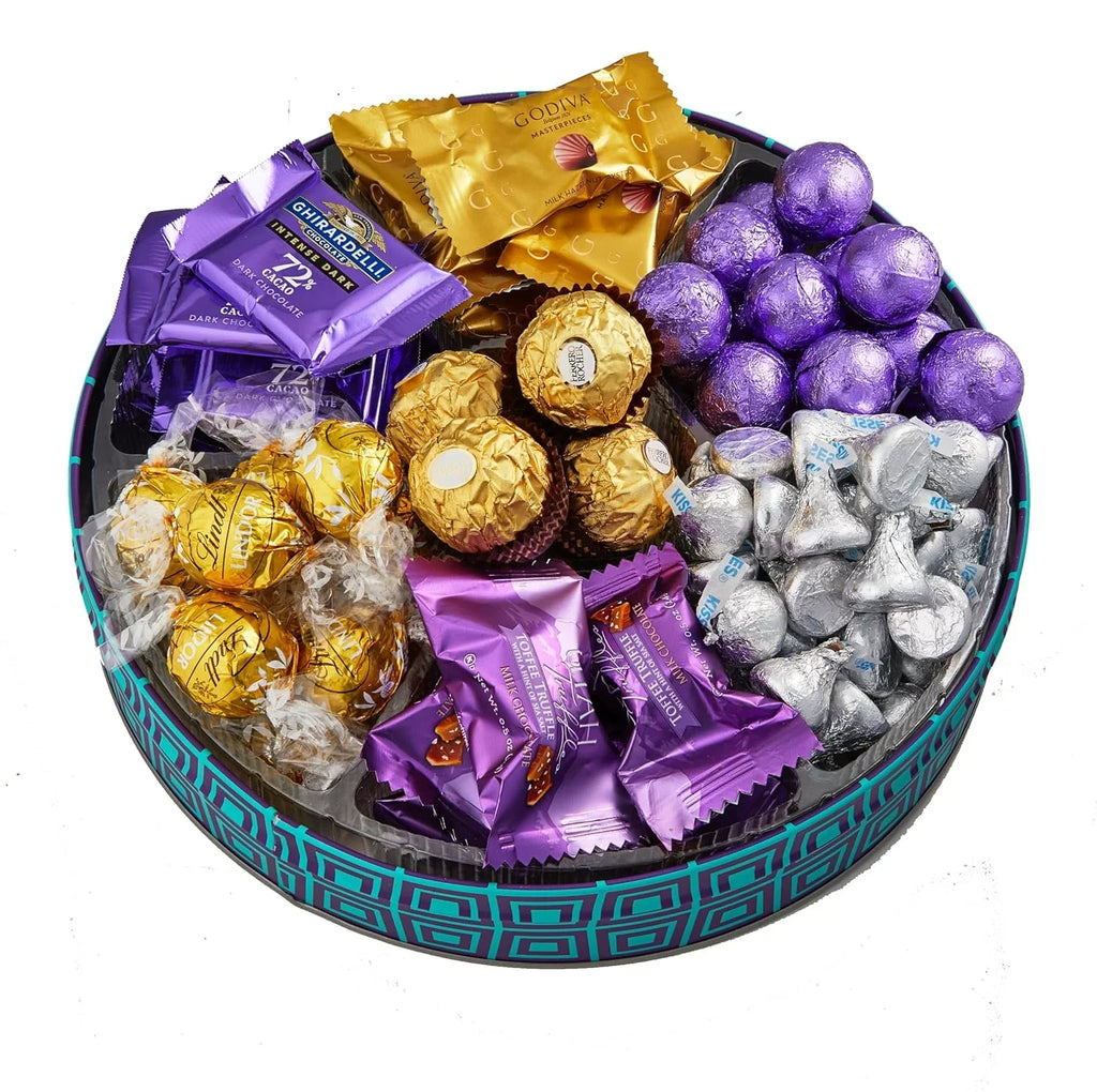 Gift Chocolate | event™️ Chocolate Luxury Kisses, | Men, Godiva Variety Christmas | Hershey Brand Women Chocolate Chocolate, Gift Includes By Basket Gourmet Pack Box On for Tin- Assorted Gifts Ghir