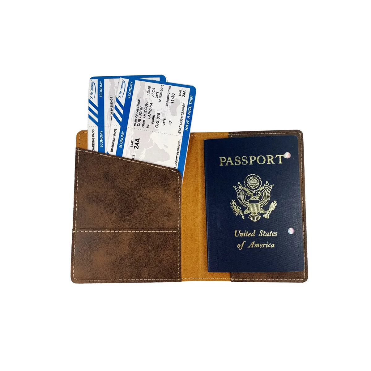 Irish of Wallet Coat Arms Leather Passport Fitzpartick