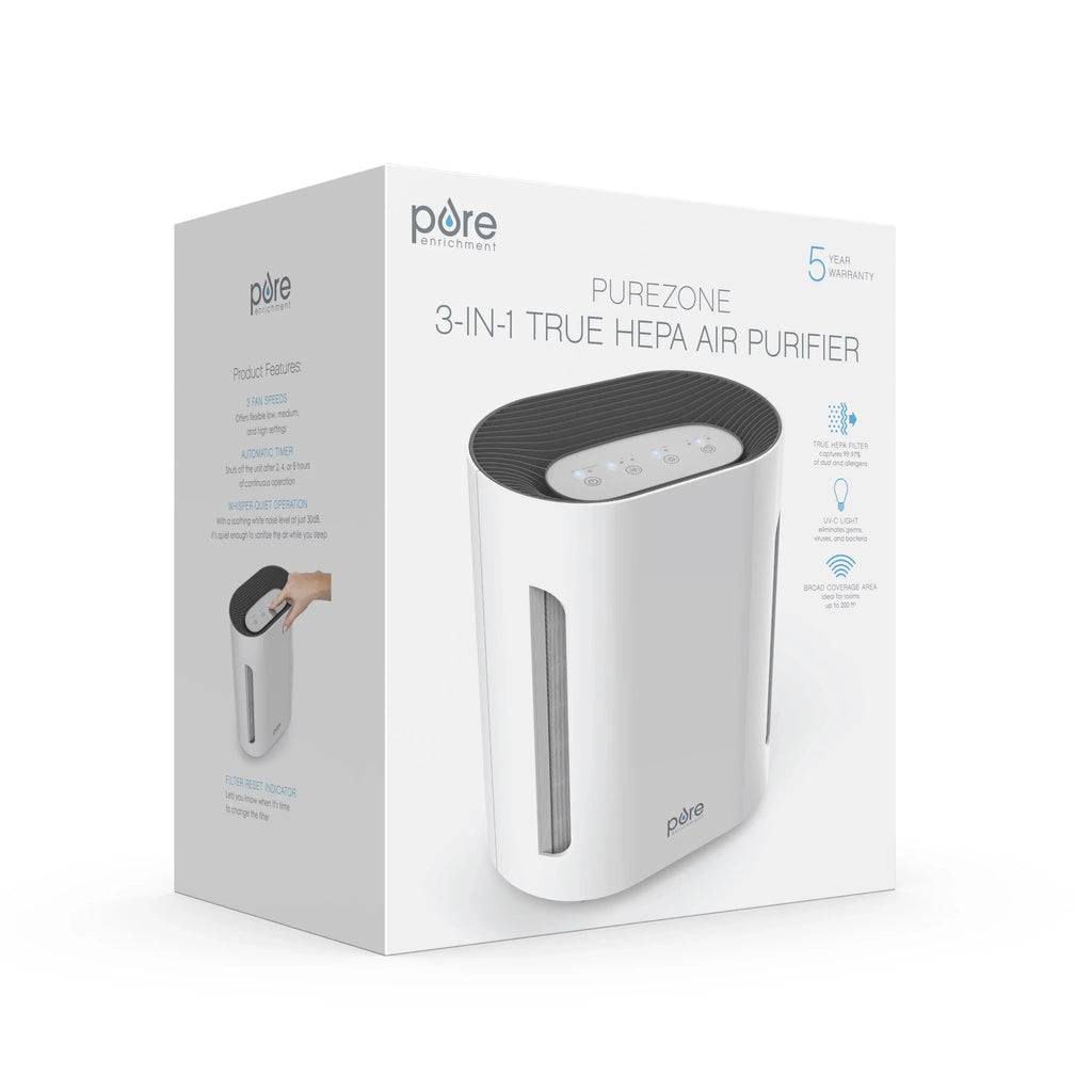 Zone Pure 3-in-1 True Purifier Enrichment HEPA Air