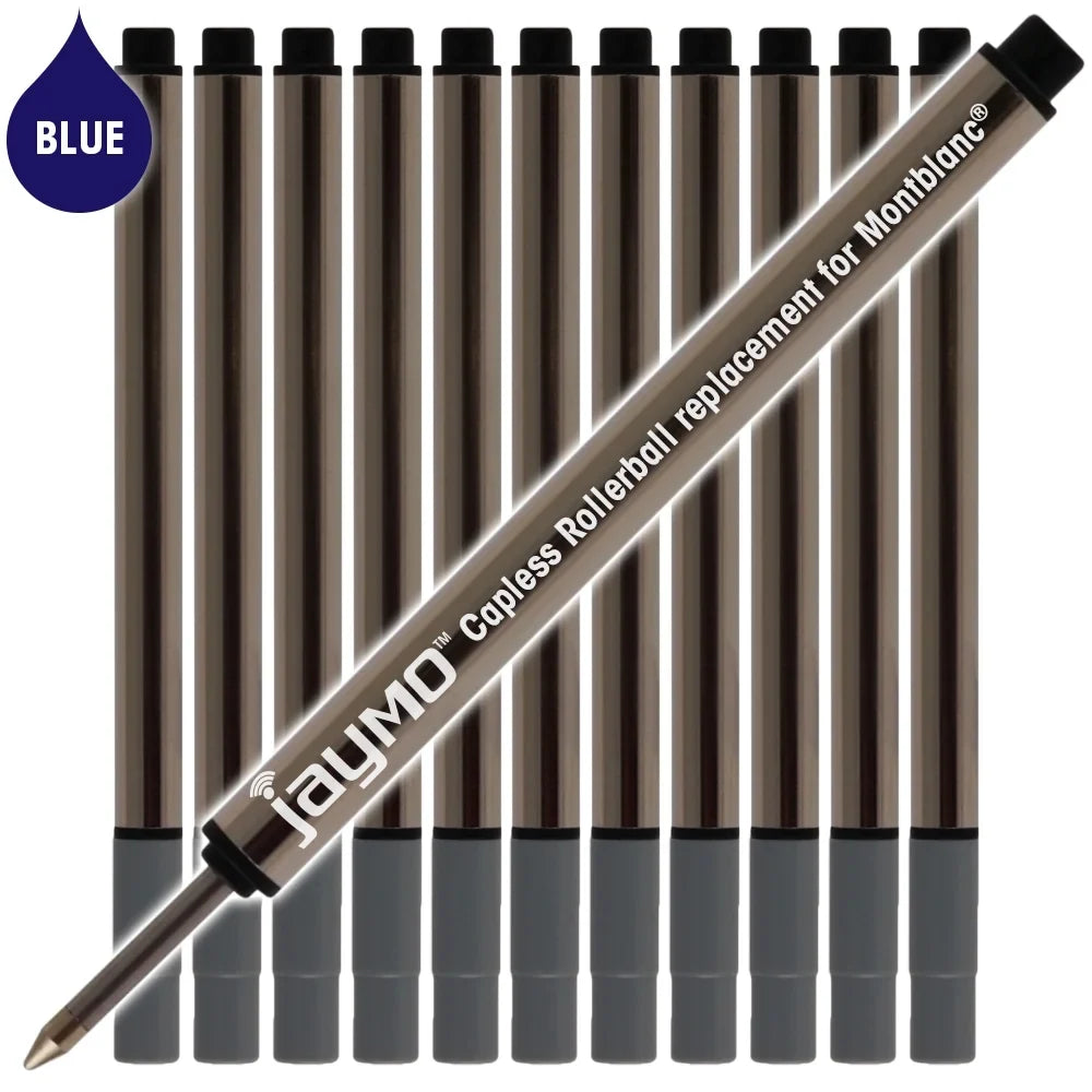 / Measures Pen mm Blue Refill Long in - 97 12 Rollerball 3.84 113778 - - Capless Replacement for Montblanc Jaymo