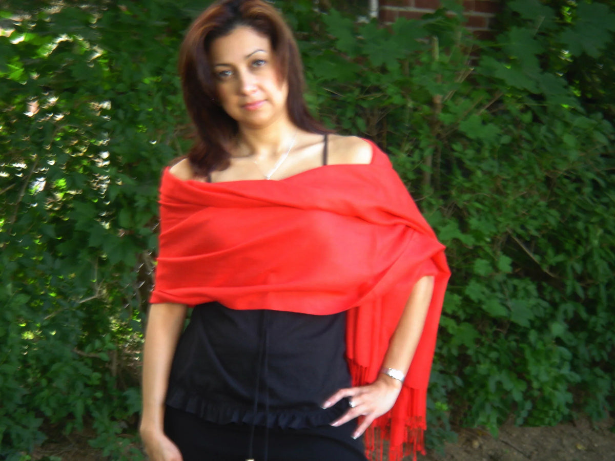 Scarf/Scarves/Shawl/Shawls/Stole/Wrap/Pashmina Red) (Lipstick Scarf/Wool/Silk Shawl/Cashmere/Cashmere Scarf/Pashmina