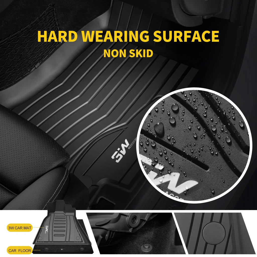 for Compatible Tire Toyota Fit 2021 Black Sienna Custom ( Liner Model Cargo Sienna All for climate Trunk TPE 2022 (for Mat 8 2021-2023 3W Spare ), seats Toyota
