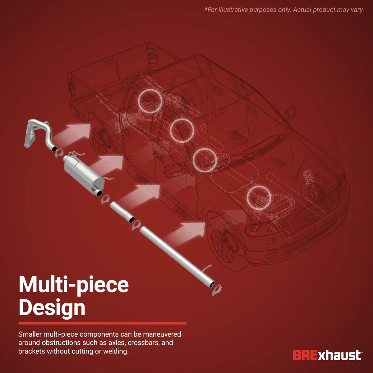 1.6L System BRExhaust 106-0465: Exhaust Aveo Direct-Fit 2009-2011 For Chevrolet Replacement